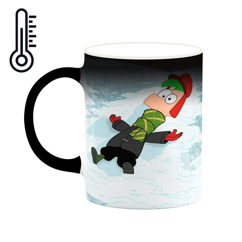 ماگ حرارتی کاکتی مدل کارتون Phineas And Ferb کد mgh22925