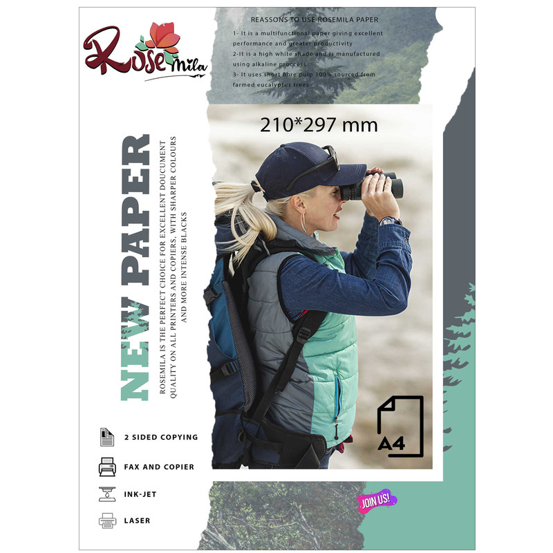 کاغذ A4 رزمیلا مدل R02 بسته 100 عددی