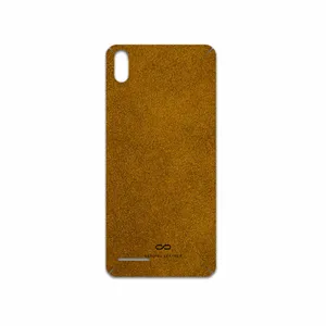 MAHOOT Brown-Chamois-Leather Cover Sticker for Lava Z51
