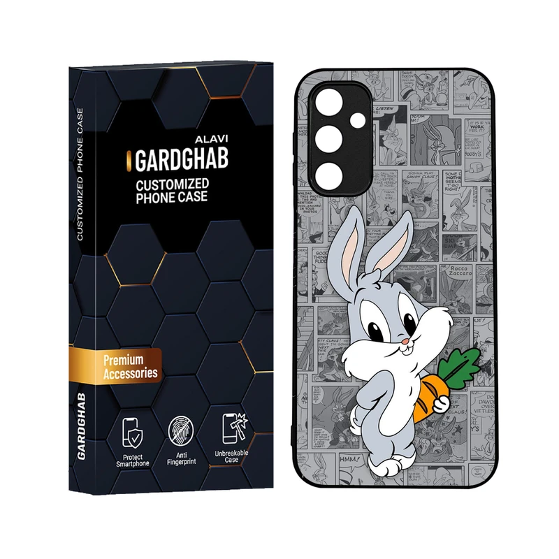 کاور گارد قاب علوی مدل دورژله ای کارتنی و انیمه مناسب برای گوشی موبایل سامسونگ Galaxy A24