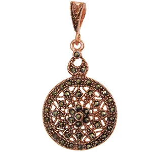 آویز گردنبند زنانه مدل مارگازیت دایره کد JW286