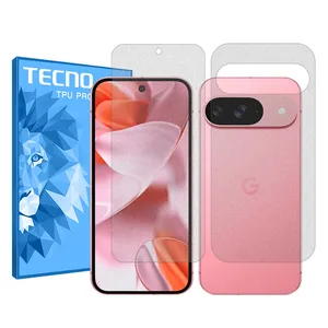 Tecno Resistant model Matte screen protector suitable for Google Pixel 9 mobile phone along with the back of the phone