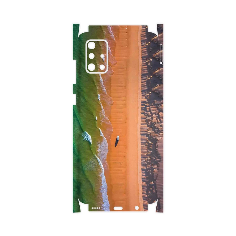 برچسب پوششی ماهوت مدل Beach and Green Sea-FullSkin مناسب برای گوشی موبایل سامسونگ Galaxy A71