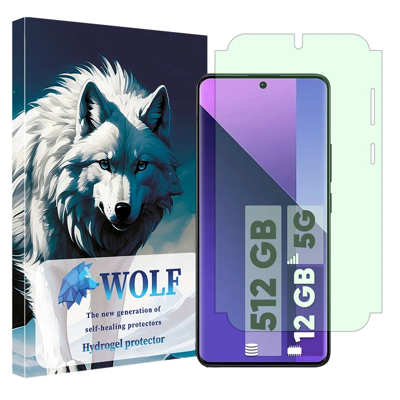 محافظ صفحه نمایش گرین لایت ولف مدل Eye Care مناسب برای گوشی موبایل شیائومی Redmi Note 13 Pro Plus