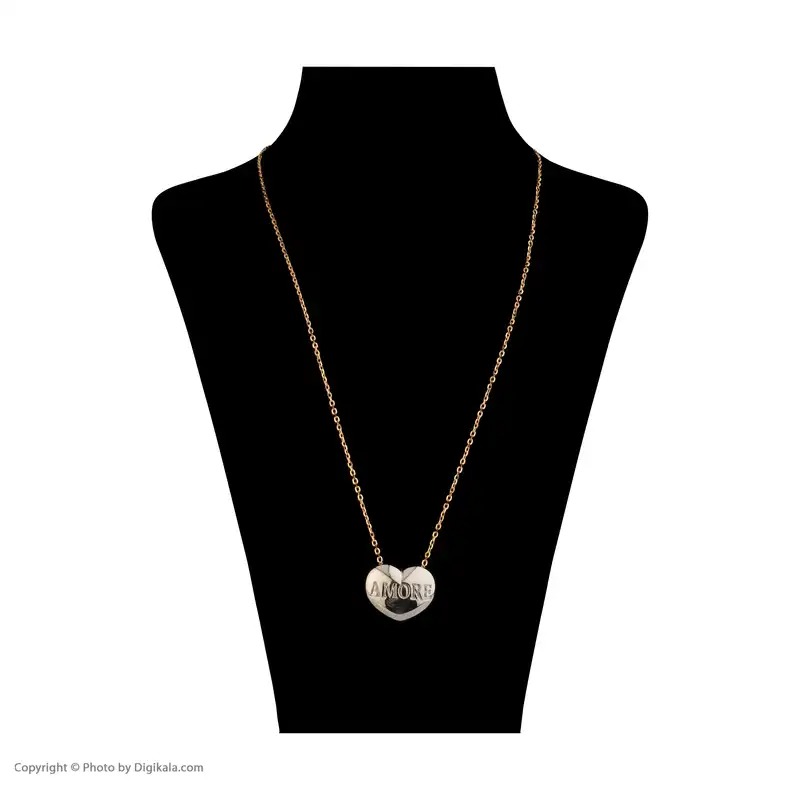 گردنبند طلا 18 عیار زنانه مایا ماهک مدل MM1560 طرح قلب