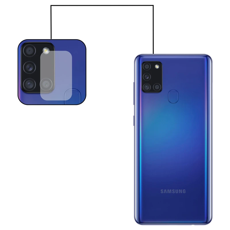 محافظ لنز دوربین مدل R-K مناسب برای گوشی موبایل سامسونگ GALAXY A21S
