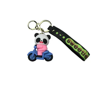 جاکلیدی مدل سیلیکونی پاندا موتور سوار C120