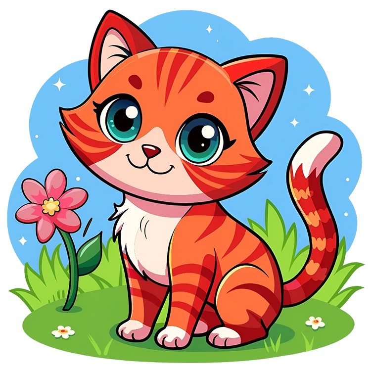 استیکر پارچه و لباس پاد آفرین مدل گربه کد DKST630