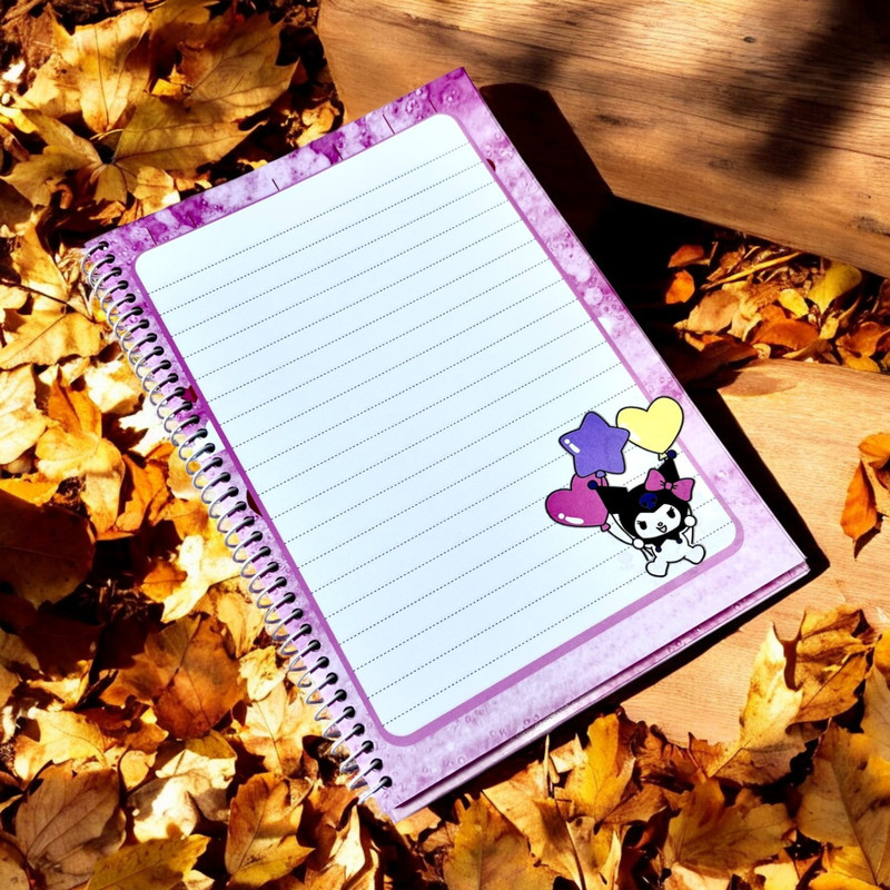 دفتر مشق 80 برگ آوان مدل حاشیه دار طرح کرومی و ملودی کد LF1