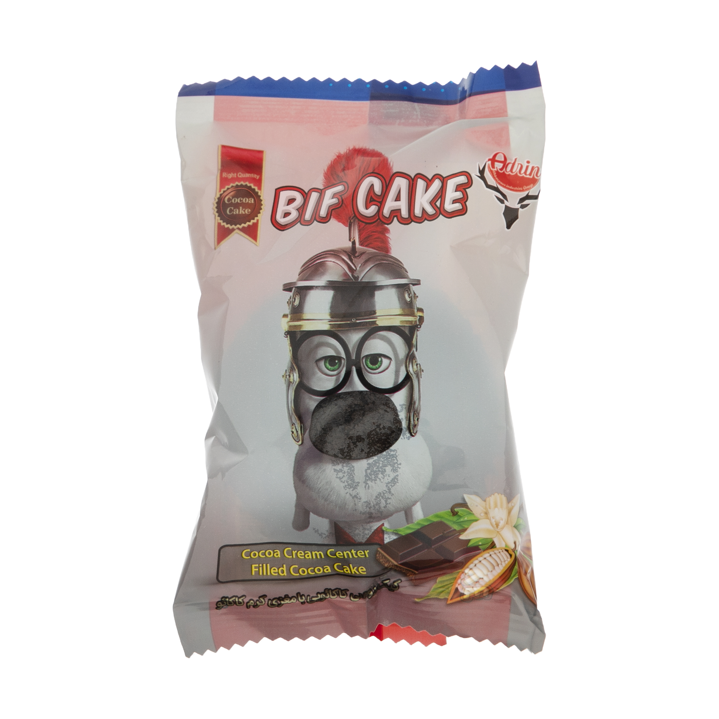 بیف کیک آدرین با  مغز کاکائو - 70 گرم