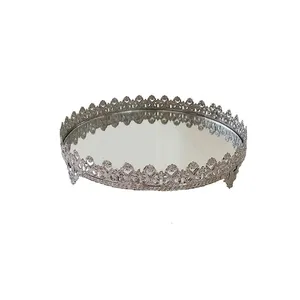 سینی مدل آینه ای طرح تاجی کد 42