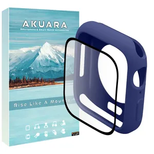 کاور آکوآرا مدل Jelly Protect مناسب برای اپل واچ سری 7/8/9 سایز 41 میلیمتری به همراه محافظ صفحه نمایش