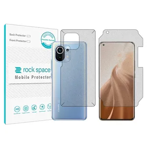 Matte Rockspace HyMTT screen protector suitable for Xiaomi Mi 11 along with the back of the phone