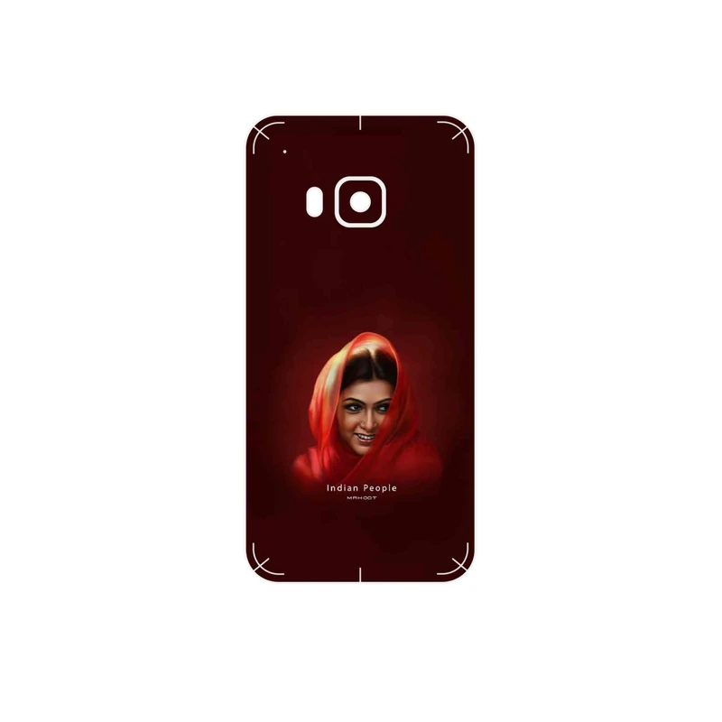 برچسب پوششی ماهوت مدل Portrait of an Indian Woman مناسب برای گوشی موبایل اچ تی سی One S9