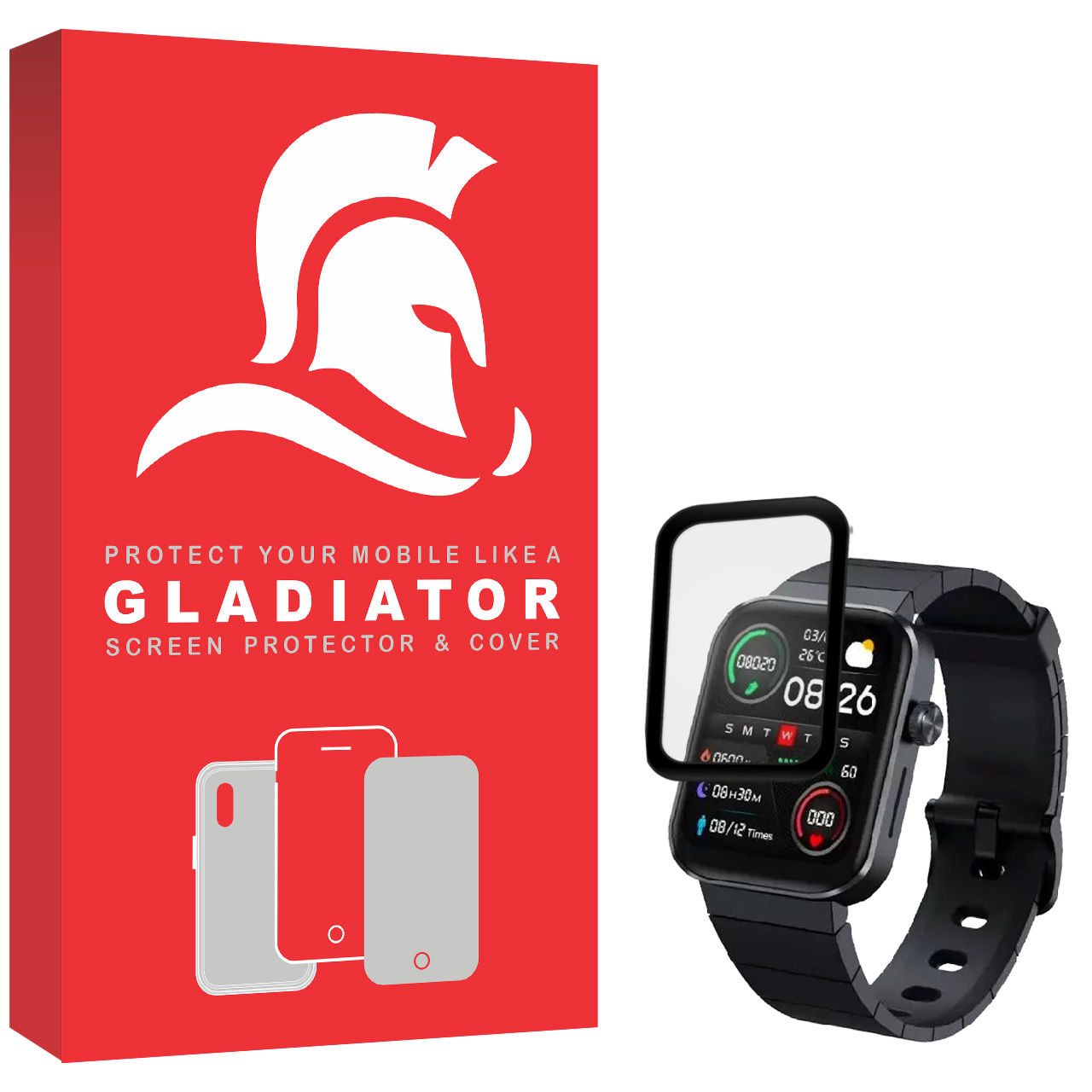 نقد و بررسی محافظ صفحه نمایش گلادیاتور مدل GWP1000 مناسب برای ساعت هوشمند شیایومی Mibro T1 توسط خریداران
