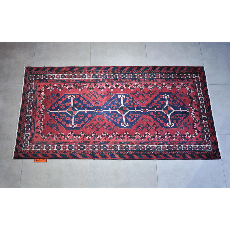 فرش دستبافت سه متری امیرخیز مدل ایلیاتی کد 109948