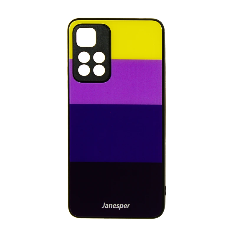 کاور مدل Glass کد JN مناسب برای گوشی موبایل شیائومی Poco M4 Pro