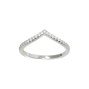 انگشتر نقره زنانه مدل مینیمال  کد 10022