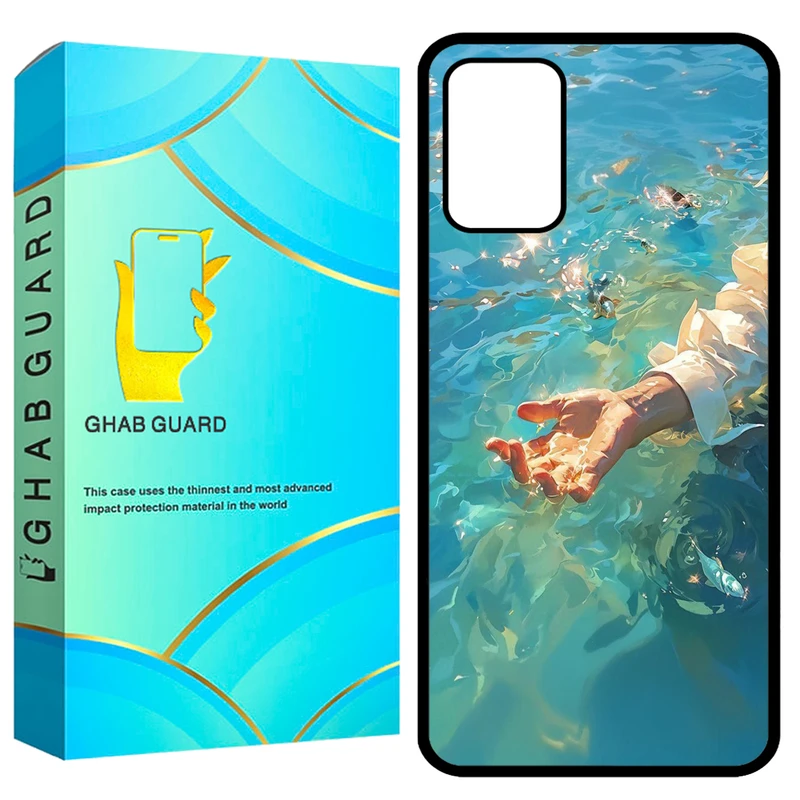 کاور قاب گارد طرح دست مدل GCHPA324 مناسب برای گوشی موبایل سامسونگ Galaxy A32 4G