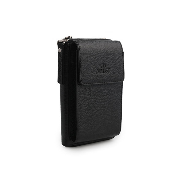 کیف پاسپورتی چرم آگوست مدل SH 310026