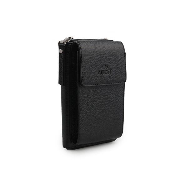 کیف پاسپورتی چرم آگوست مدل SH 310026 -  - 3