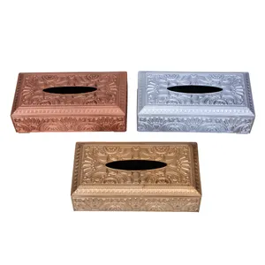 جعبه دستمال کاغذی مدل نگین بسته 3 عددی