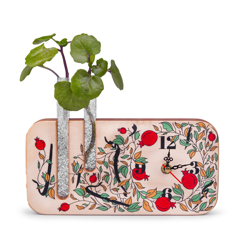 ساعت رومیزی راکورد مدل P-124Yalda1402 طرح مشق یلدا
