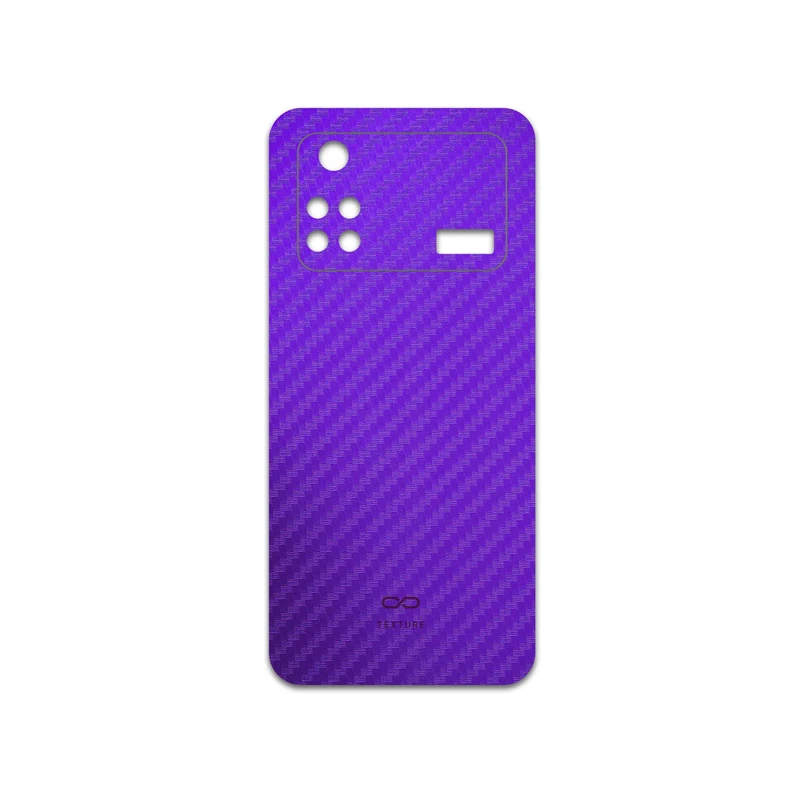 برچسب پوششی ماهوت مدل Purple-Fiber مناسب برای گوشی موبایل شیائومی Poco M4 Pro 4G