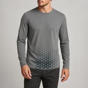 تیشرت آستین بلند مردانه طرح انتزاعی کد S361