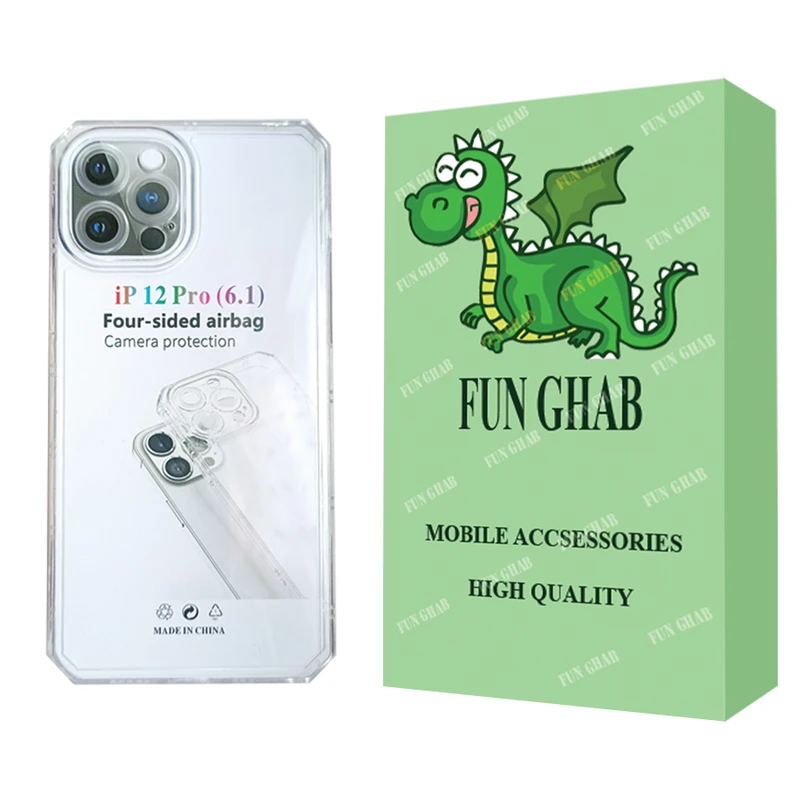 کاور فان قاب مدل ژله ای مناسب برای گوشی موبایل اپل iPhone 12 Pro