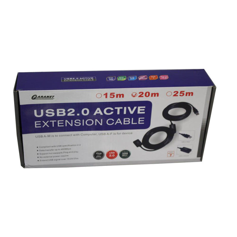 کابل افزایش طول USB 2.0 فرانت مدل U2CF400 طول 40 متر