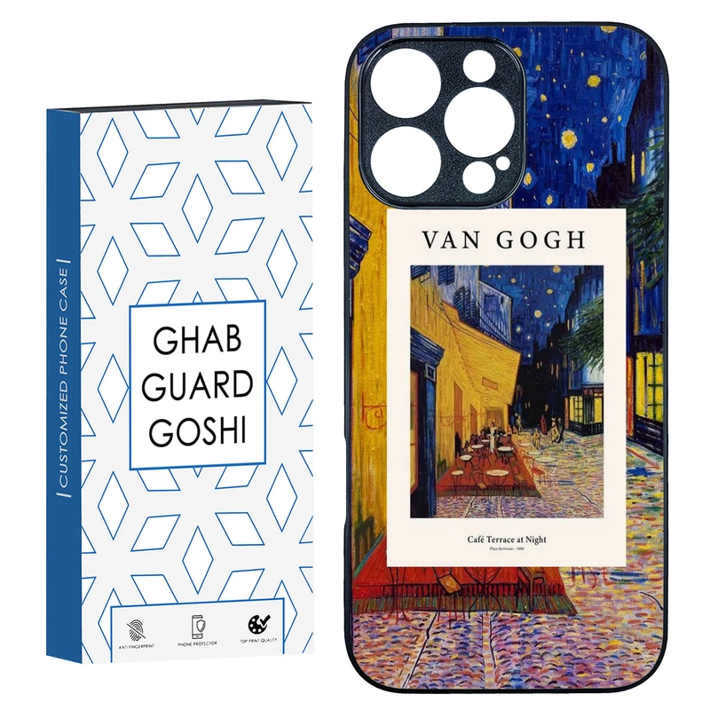 کاور قاب گارد گوشی طرح ونگوگ کد TPU-039 مناسب برای گوشی موبایل اپل Iphone 16 Pro Max