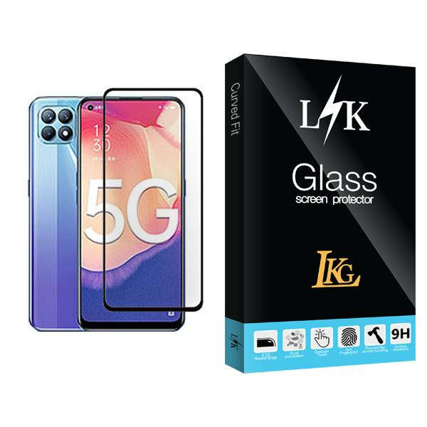 محافظ صفحه نمایش ال کا جی مدل LK Glass MIX001 مناسب برای گوشی موبایل اوپو Reno4 SE