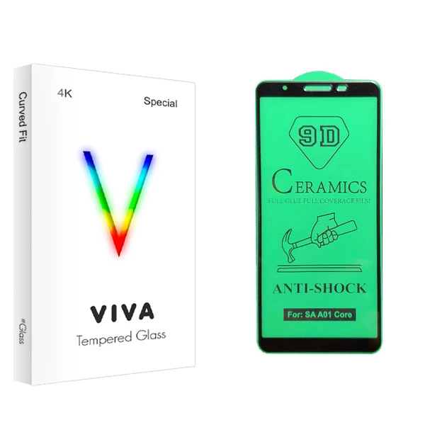 محافظ صفحه نمایش سرامیکی ویوا مدل 4K مناسب برای گوشی موبایل سامسونگ Galaxy A01 core