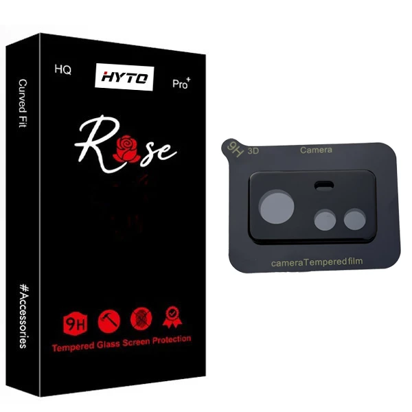 محافظ لنز دوربین هیتو مدل Rose 3D مناسب برای گوشی موبایل شیائومی Redmi Note 12s 