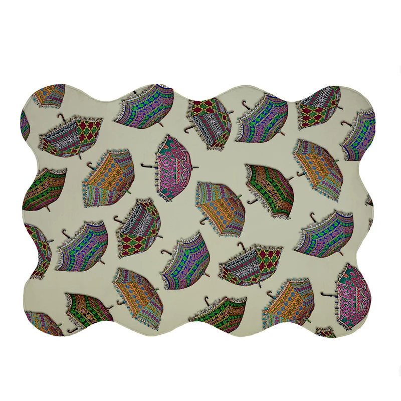 پادری مدل دالبر طرح چتر کد 5248 سایز 80x110 سانتی متر 