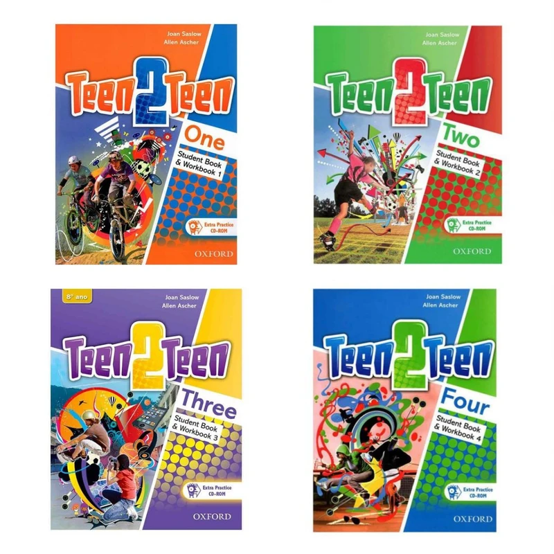 کتاب Teen2Teen اثر Joan Saslow and Allen Ascher انتشارات کمبریج 4 جلدی