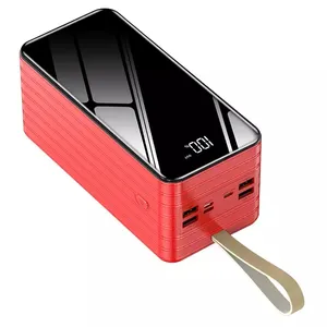 شارژر همراه مدل Full Mirror_4Cable ظرفیت 100000 میلی آمپر ساعت