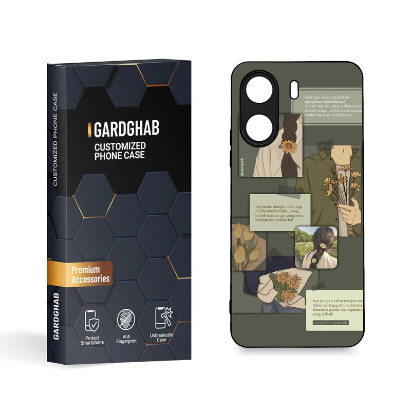   کاور گارد قاب مدل دخترانه مناسب برای گوشی موبایل شیائومی Redmi 13C 4G / Poco C65