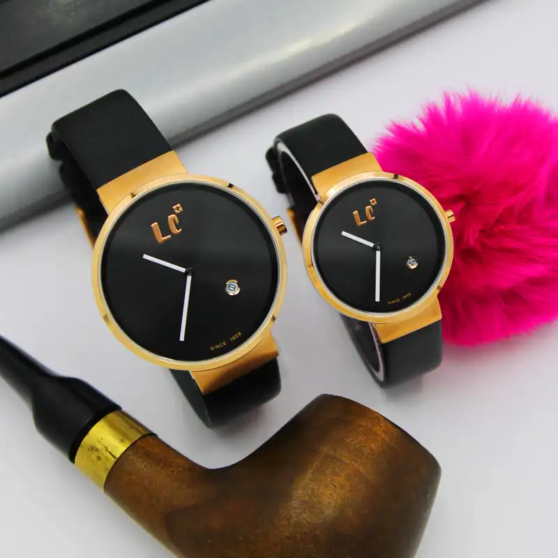 ست ساعت مچی عقربه ای زنانه و مردانه مدل 4120j