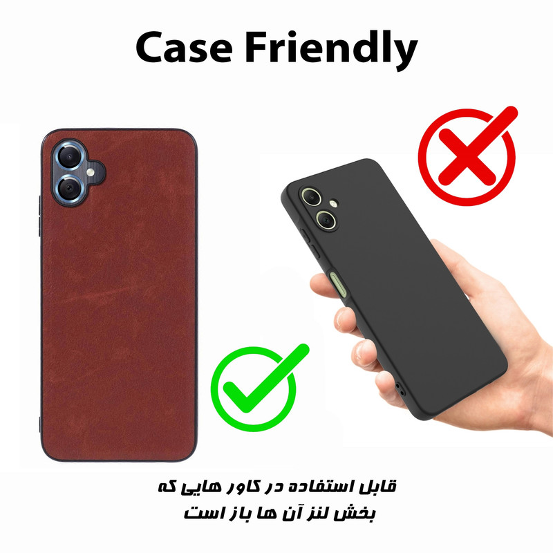 محافظ لنز دوربین گوف مدل Metal مناسب برای گوشی موبایل سامسونگ Galaxy A06