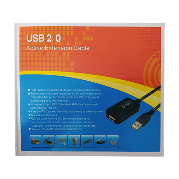 کابل افزایش طول USB مدل BAMA109 طول 10 متر