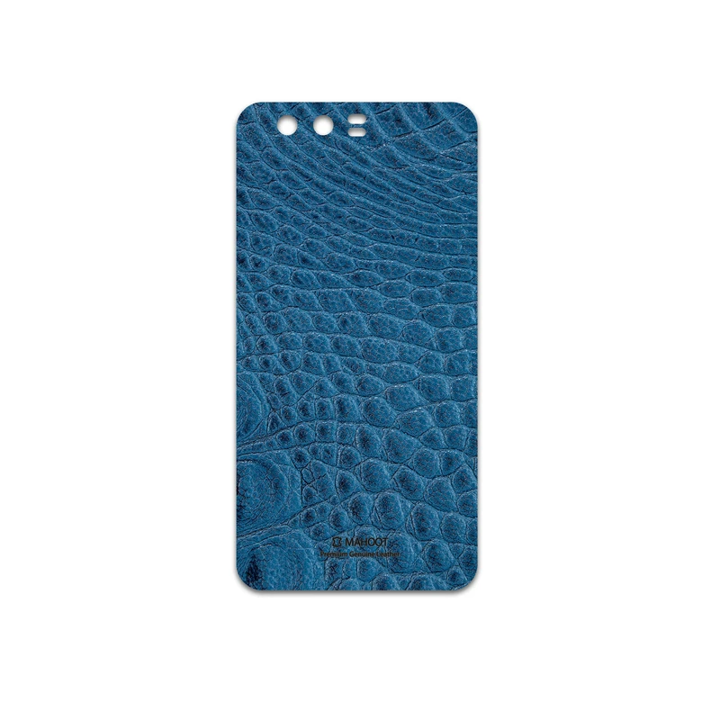 برچسب پوششی ماهوت مدل Blue-Crocodile-Leather مناسب برای گوشی موبایل آنر 9