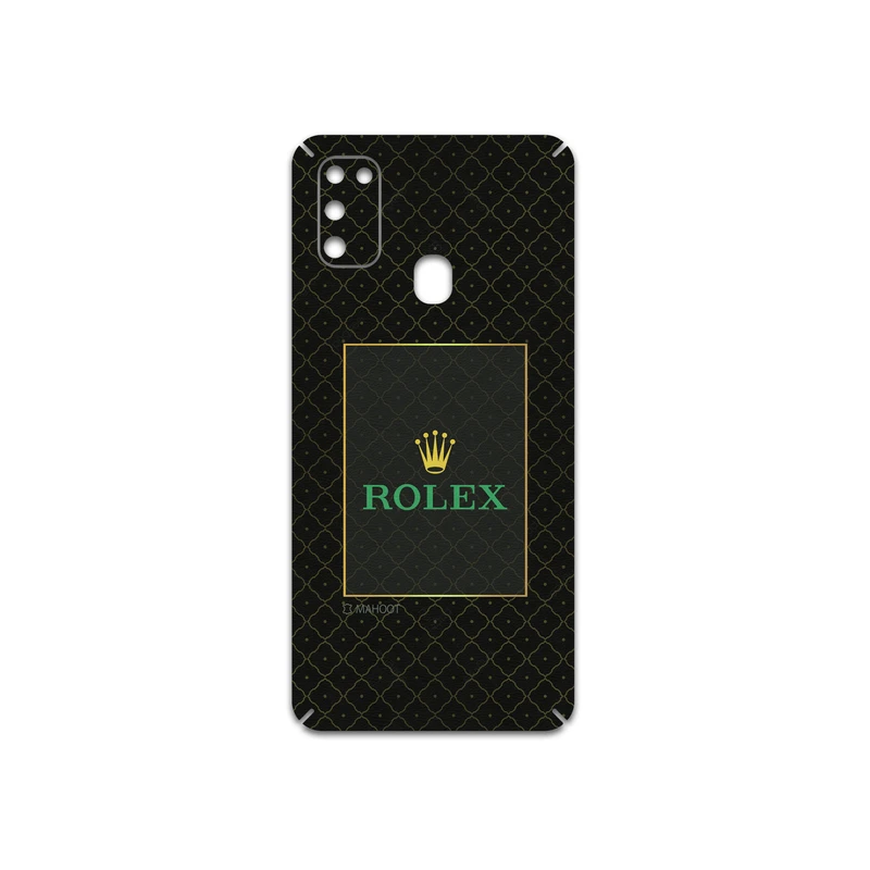 برچسب پوششی ماهوت مدل Rolex-Logo مناسب برای گوشی موبایل سامسونگ Galaxy M21