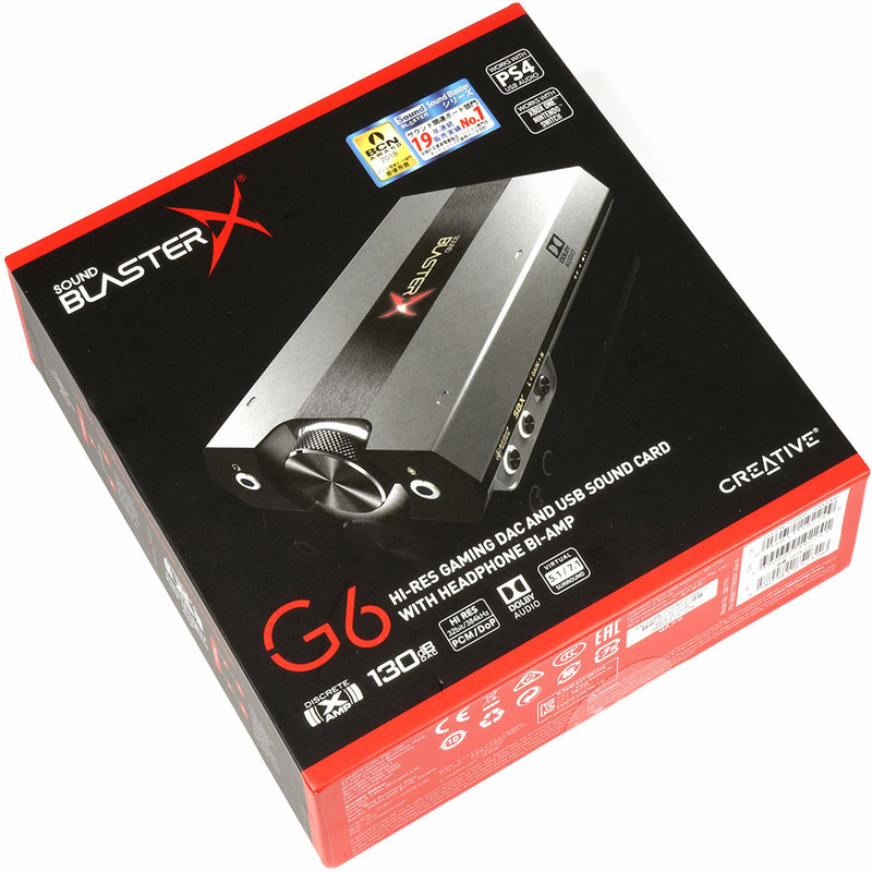 کارت صدا کریتیو مدل Sound BlasterX G6
