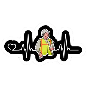 استیکر لپ تاب طرح مهندس کد 33