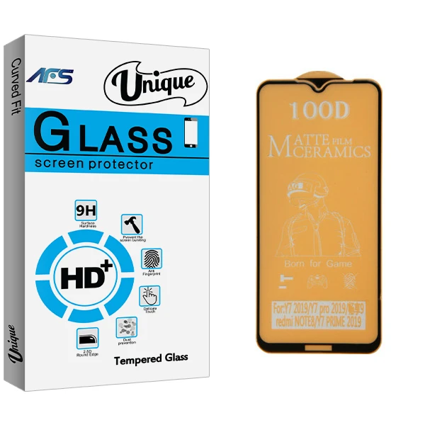 محافظ صفحه نمایش مات ای اف اس مدل Unique Glass مناسب برای گوشی موبایل شیائومی Redmi Note 8