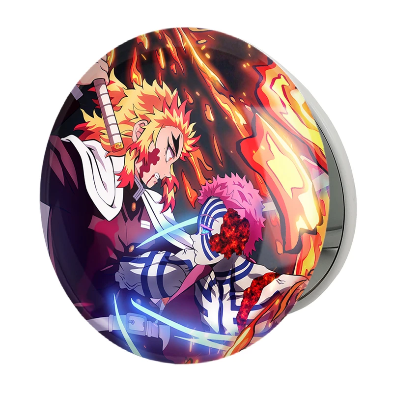 آینه جیبی خندالو طرح آکازا و رنگوکو انیمه شیطان کش مدل تاشو کد 11456 