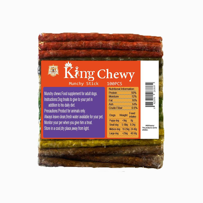 اسنک تشویقی سگ مانچی کینگ چوی مدل مدادی بسته 100 عددی