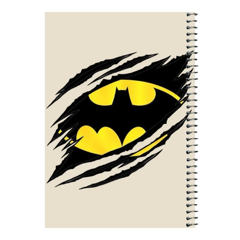 دفتر مشق 80 برگ اس جی مدل بتمن کد ۶    